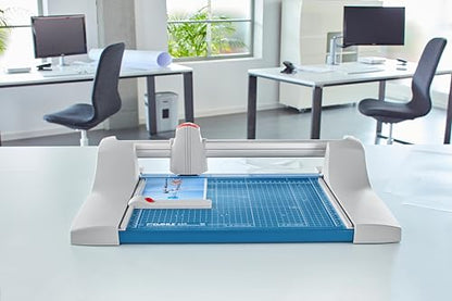 Dahle 440 Premium Rotary Trimmer, 14" Cut Length, 30 Sheet Capacity, Self-Sharpening, Automatic Clamp, German Engineered Paper Cutter - size: 14" Cut Length