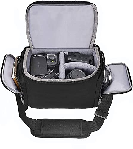 Cwatcun Camera Sling Bag Large, Crossbody DSLR Case for Canon/Nikon - size: 1.0 Large