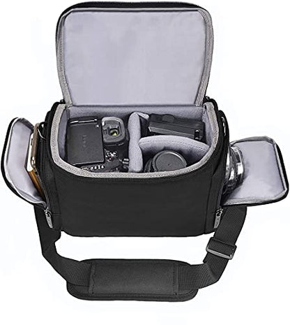 Cwatcun Camera Sling Bag Large, Crossbody DSLR Case for Canon/Nikon - size: 1.0 Large