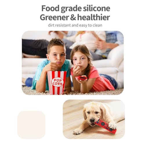 Silicone Remote Control Cover for Vizio XRT140, Protective Case for Vizio Smart TV Remote with Lanyard, Anti-Slip (Glowgreen) - color: Glowgreen