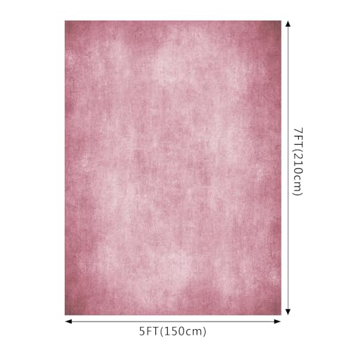 Pink Photo Backdrop Studio Abstract Texture Photography Background 5x7ft - color: Pink, size: 5x7ft