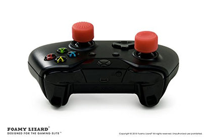 Foamy Lizard AceShot Raised Thumb Grips for Xbox One & Steamdeck, Red - color: Red