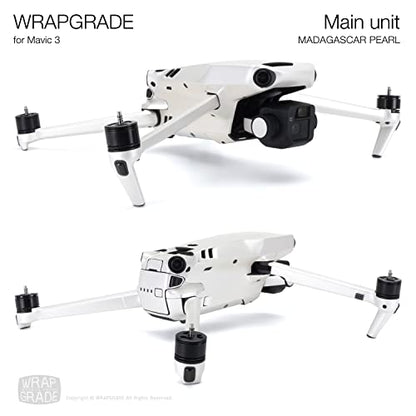 WRAPGRADE Skin Compatible with DJI Mavic 3 Pro (Madagascar Pearl) - color: Madagascar Pearl / Pro