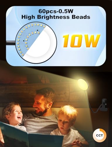 Desk Lamp with Clamp-HLXS-111 (Warm/White Light with USB Port-10W)