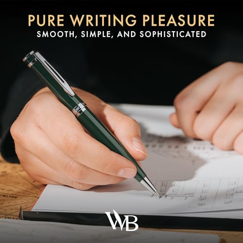 Wordsworth & Black Luxury Metal Mechanical Pencil 0.7mm for Writing, Green - color: Green Chrome