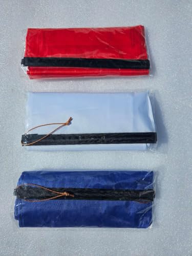 EEZ RV Products 25' Combination Three Colors (Red White Blue) Streamer, Great for RVing, Boondocking, Backyard Windsock