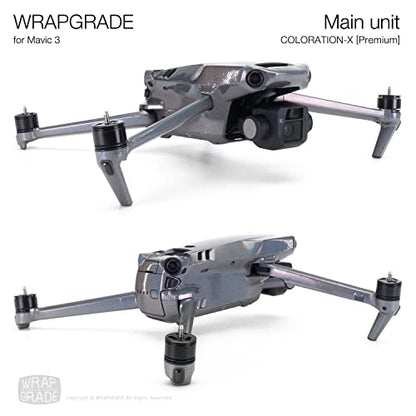 WRAPGRADE Skin Compatible with DJI Mavic 3 Pro (Coloration-X) - color: Coloration-x / Pro