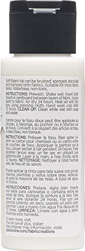 Fabric Creations Fabric Paint, 2 oz, Glitter Iridescent - color: Glitter Iridescent