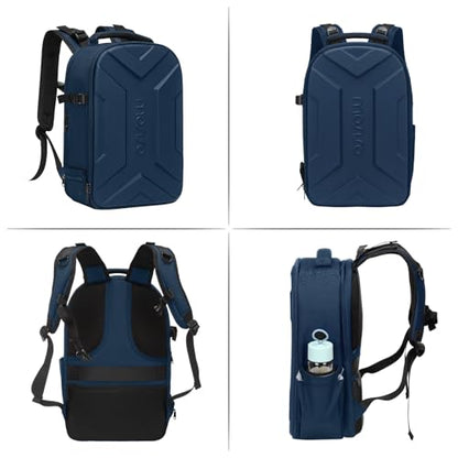 MOSISO Camera Backpack, Photography Camera Bag Waterproof Hardshell Case - color: Steel Blue