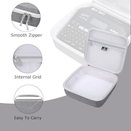 Tourmate Hard Case Compatible for Brother P-Touch PT-D460BT / Pt-d400 / PTD400AD Business Expert Connected Label Maker, Case Only