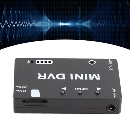 Mini FPV DVR Module, Aluminum Alloy Body, Video Recorder, Battery, NTSC PAL Support, 32GB Memory Card, AV Output, Menu Language Options, for FPV Drone, RC Model Racing Car