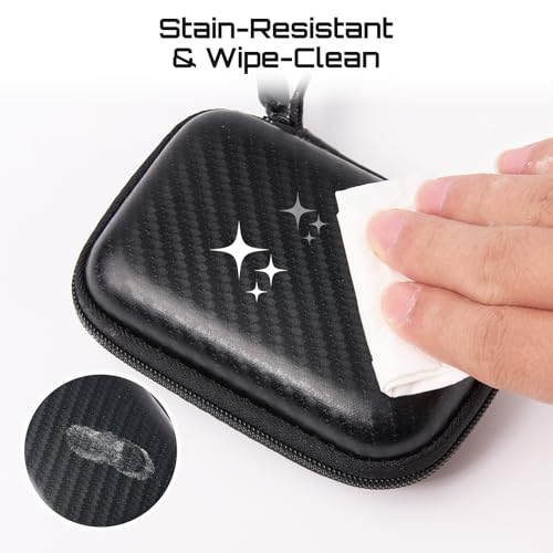 Seesii 2.8" NanoVNA-H Protective Case, EVA Hard Shell Storage Pouch - size: 2.8 inches