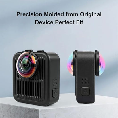 Premium Lens Cap for Go Pro MAX2 Lens Guards Spherical Optical Tempered Glass MAX 2 Protective Case Cover Action Camera Accessories - size: for GoPro MAX2 Glass
