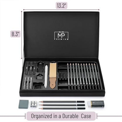 Mr. Pen- Drawing Sketching Pencil Set, 25 pcs, Graphite Pencils (10B-6H) - size: 25 Count