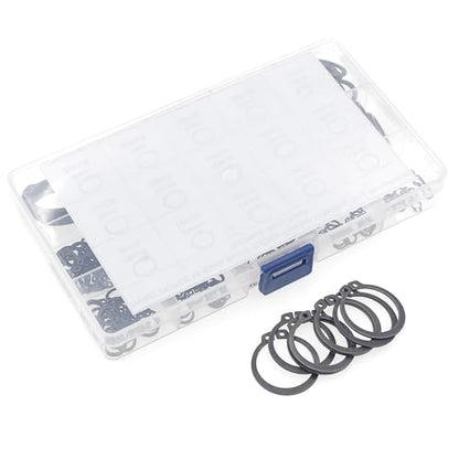 290PCS 15 Sizes Metric External C-Clip Retaining Ring Assortment Kit