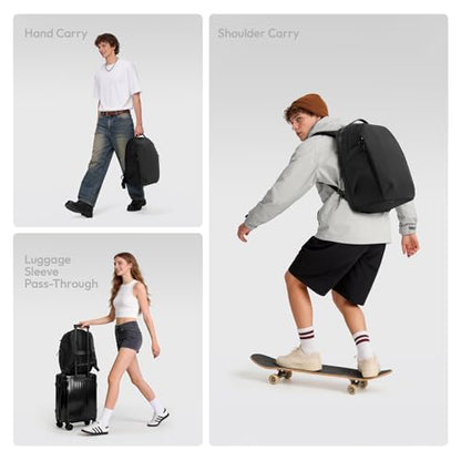 ULANZI YY038 Travel Camera Backpack 22L for Mirrorless DSLR (Black) - color: Black