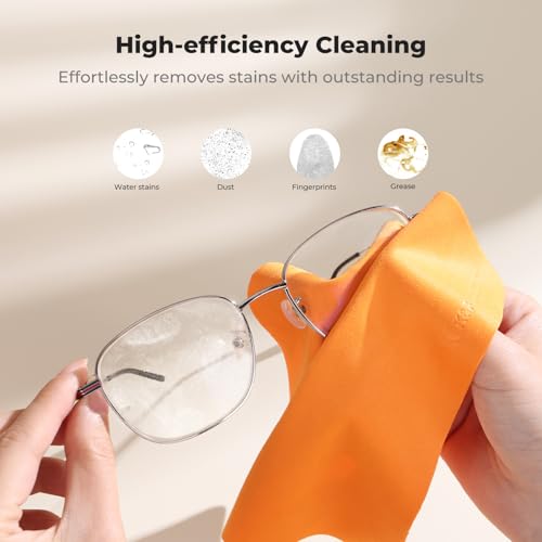 K&F CONCEPT Microfiber Lens Cleaning Cloth X6,Glasses Cleaning,High Density