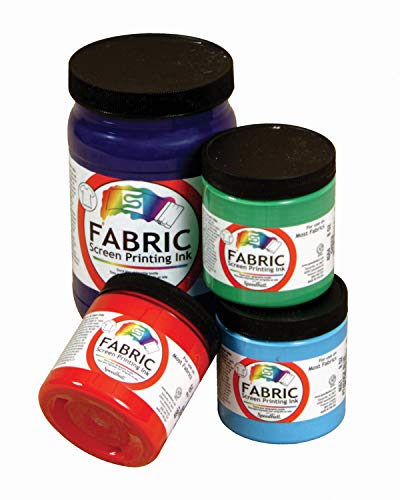 Special Fabric Screen Printing Ink Size: 3.62" x 3.62", Color: White