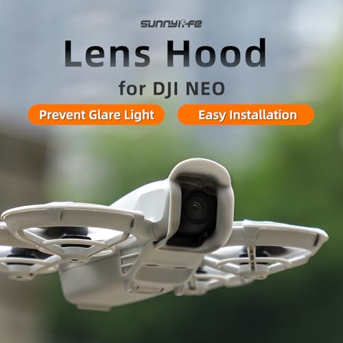 Lens Sunshade for DJI NEO, Drone Gimbal Cap Sun Shade Camera Protector Accessories (Grey) - color: Grey