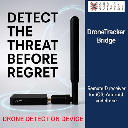 Police Drone & Pilot Detection Kit– Handheld Drone Detection & Tracking Tool | Real-Time Alerts for Law Enforcement, Event Security & Emergency Response | Portable Airspace Awareness Device