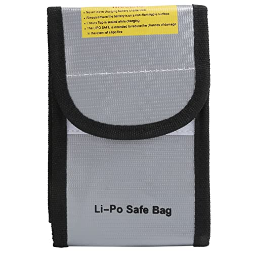 Fireproof Document Bag, Storage Bag with High Temperature Material for Important Certificates, Passports, Cash, Jewelry, Batteries