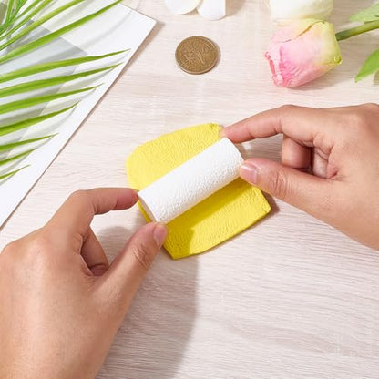 CRASPIRE Polymer Clay Texture Roller Plastic White Embossing Pottery Texture Rollers for Earrings Jewelry Making Clay Modeling Shaping DIY Craft Ceramics Pottery Tool - color: White