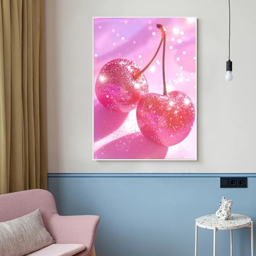 Gamteldot Cherry Diamond Art Kits for Adults Diamond Painting Kits - color: Cherry C
