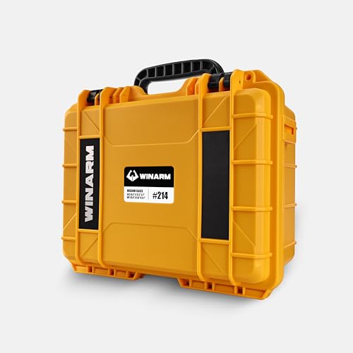 15" Large Heavy-Duty Waterproof Hard Case with Customizable Foam - color: Yellow-DIY