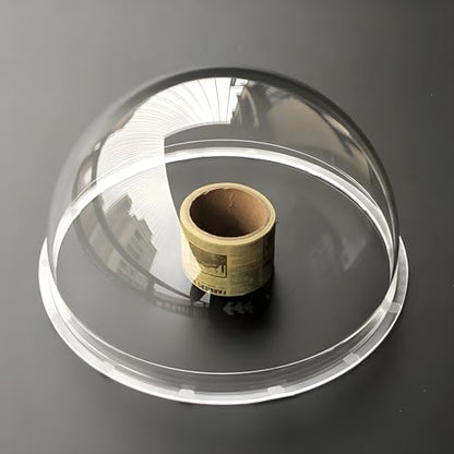 6 Inch Weatherproof Acrylic Clear Camera Dome Cover, CCTV Replacement Transparent Lens Cap, Surveillance Security Camera Protective Shield, 152mm Outer Diameter, 85mm Height
