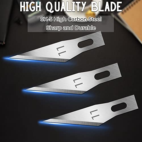 JETMORE 120 Pack Exacto Knife Blades 11, Hobby Knife Blades for Crafting - size: 120 Pack