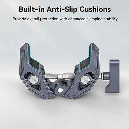 SMALLRIG Super Clamp, Camera Mount with 1/4'' and 3/8'' Threaded Holes - size: Small