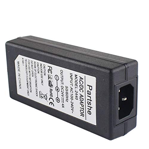 PARTSHE AC Adapter Charger Power Supply for Zebra Eltron TLP2844 TLP LP 2844 2824 GC420 GC420T GC420d Label Printer