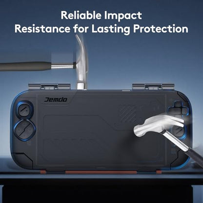JEMDO Slim Protective Carrying Case for Nintendo Switch 2 Only, Shockproof, Dustproof & Portable Hard Shell, Travel Cover with Raised Joystick Guard, Charge-Through Port, Secure Lock & Wrist Strap - style: Console Case