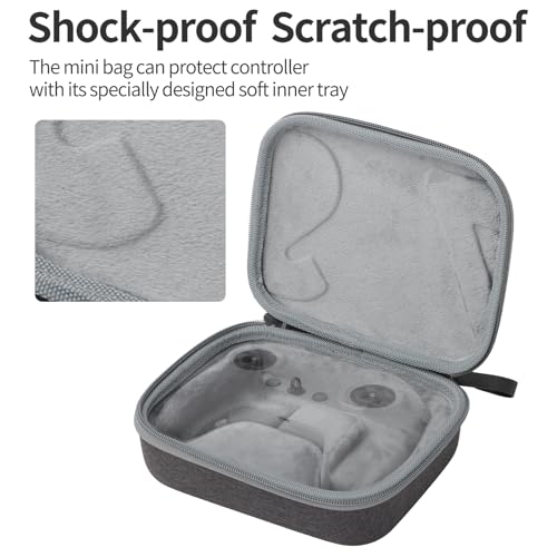 Portable Carrying Case for DJI FPV Remote Controller 3, Hard Shell Storage Bag Travel Case for DJI FPV Remote Controller 3/2, Avata 2 Drone Accessories