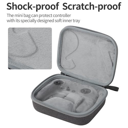 Portable Carrying Case for DJI FPV Remote Controller 3, Hard Shell Storage Bag Travel Case for DJI FPV Remote Controller 3/2, Avata 2 Drone Accessories