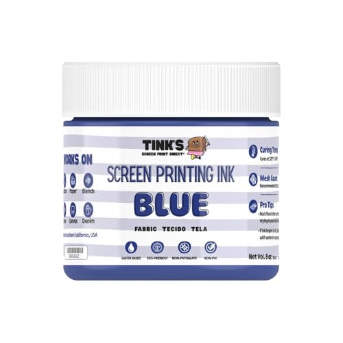 Tinks® Screen Printing Ink - Blue - 8 oz. - color: Blue