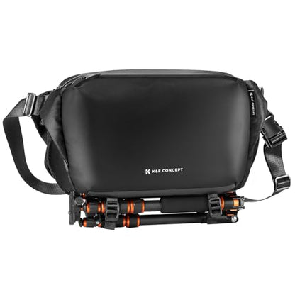 K&F CONCEPT Large Camera Sling Bag, Everyday Shoulder Bag - color: 11 Black Large