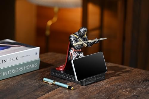 Medieval Templar Vanguard Officer Knight Pen Holder Desk Organizers Iron - color: Iron