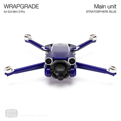 WRAPGRADE Skin Stickers Compatible with DJI Mini 3 Pro | Main Unit (Stratosphere Blue) - color: Stratosphere Blue