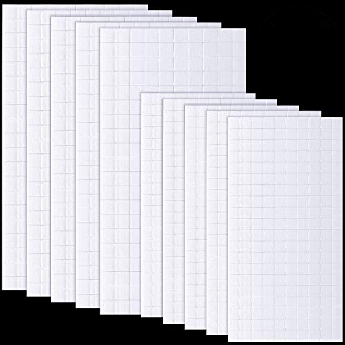 Zonon 500 Pcs Foam Strips with Adhesive, Dual Sided Foam Tapes, 2 Size - size: Small