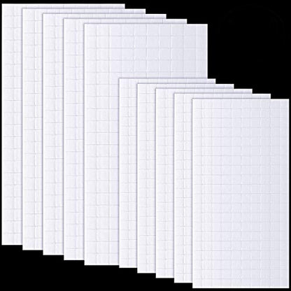 Zonon 500 Pcs Foam Strips with Adhesive, Dual Sided Foam Tapes, 2 Size - size: Small