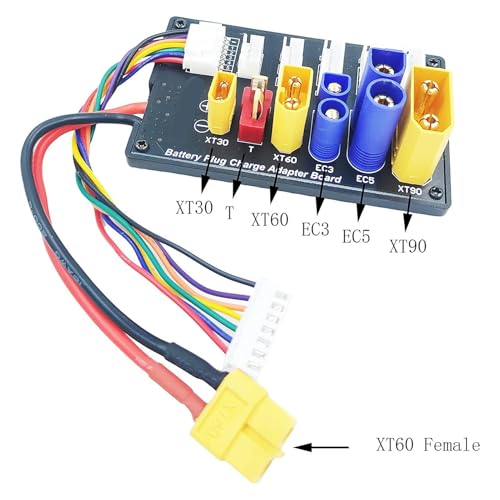 6S Parallel Charging Board Lipo Battery Balance Charger Adapter for Lithium Batteries Compatible with IMAX B8 A6