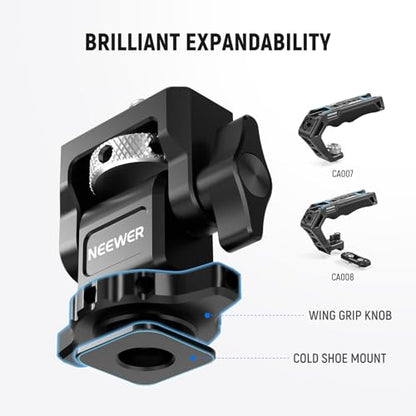 NEEWER Camera Monitor Mount with Cold Shoe, MA002 - style: MA002 w/Cold Shoe
