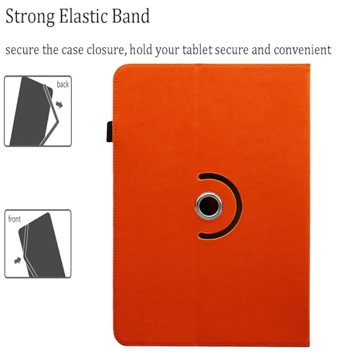 Universal 10 10.1 11 Inch Android Tablet Case Cover for 9.6-11 Inch Tablet - color: Orange
