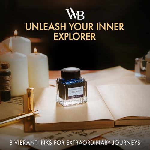 Wordsworth & Black Fountain Pen Ink Bottle, 30ml, Blue, Smooth - color: Blue