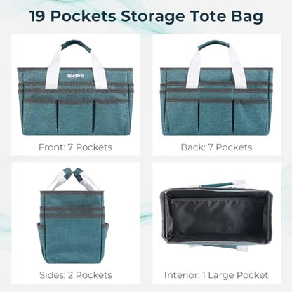 Nicpro Craft Art Bag, Art Tote Bag with Multiple Pockets for Supply Storage - size: Small