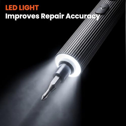 3.7V Electric Screwdriver 52in1 Precision Kit for Phone Laptop - color: 52-in-1-grey