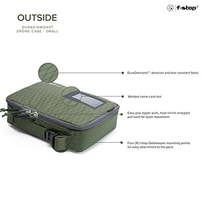 f-stop Drone Case Small Padded Weatherproof Carry Protection for Compact DJI Air, Mavic, Mini, Autel EVO Drones