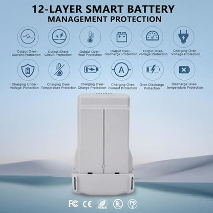 Intelligent Flight Battery Plus Compatible with DJI Mini 4 Pro, Mini 3 Pro, Mini3 Drone, Upgraded Drone Battery Replacement Parts 3850mah 7.38V