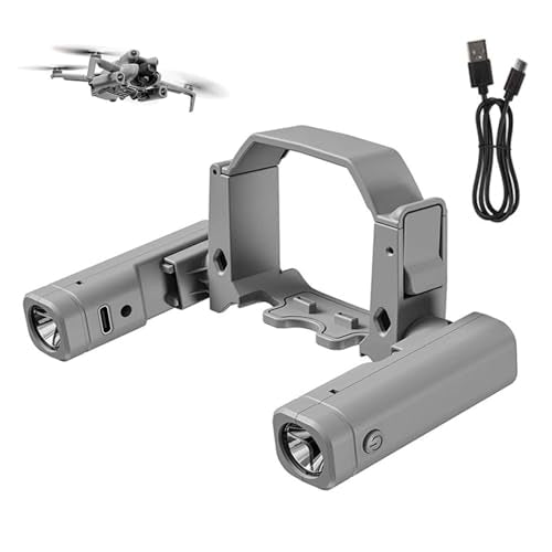 Mini 4 Pro Drone LED Night Flight Searchlight, Night Navigation Light Rechargeable Emergency Lamp Lights, Strobe Lights Headlight for DJI Mini 4 Pro Drone Accessories
